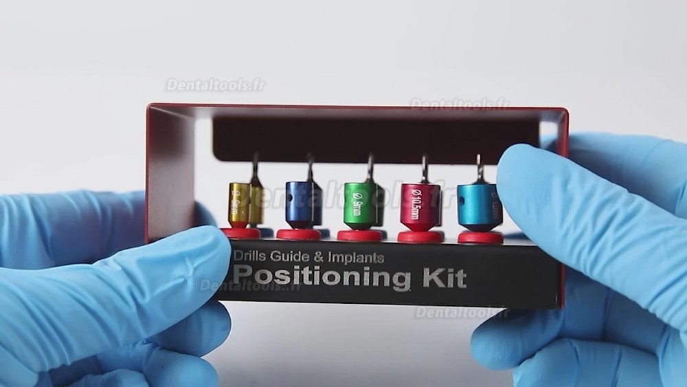 Kit de guide de forage et de positionnement pour implant dentaire